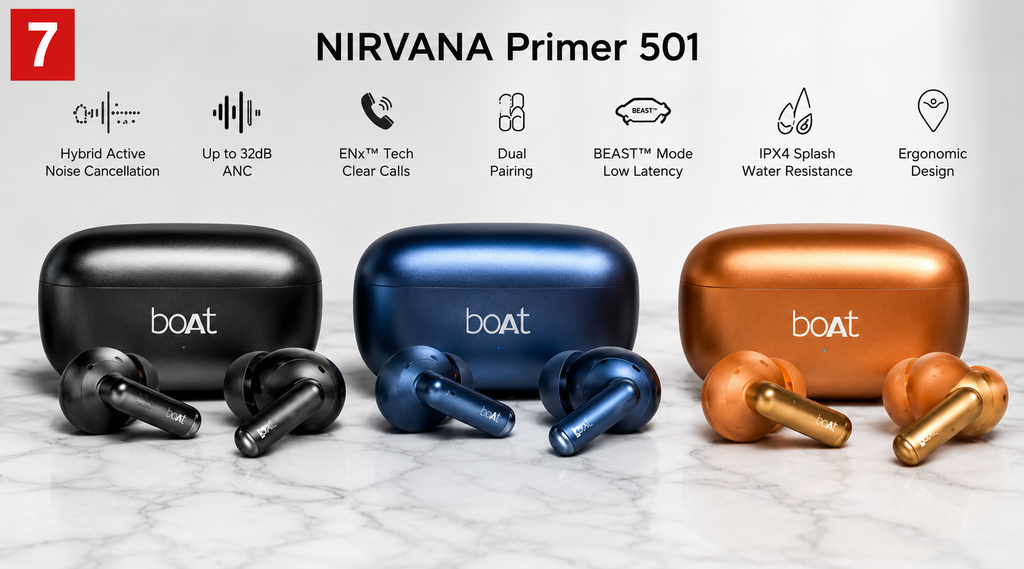 boAt Nirvana Primer 501 TWS Earbuds