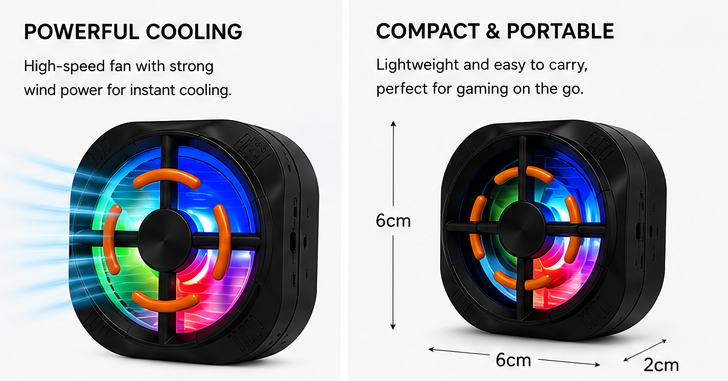 Mobile Phone Cooling Fan