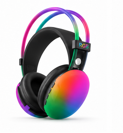 BT500 BT RGB Wireless Headphones