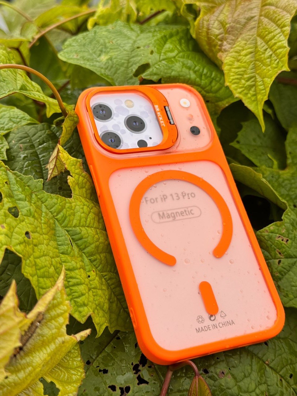 Magnetic Transparent Case for iPhone 13 Pro with Camera Protection